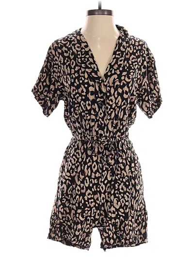 Pre-owned H&m Romper In Brown