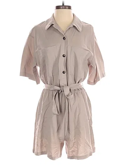 Pre-owned H&m Romper In Brown