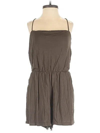 Pre-owned H&m Romper In Brown
