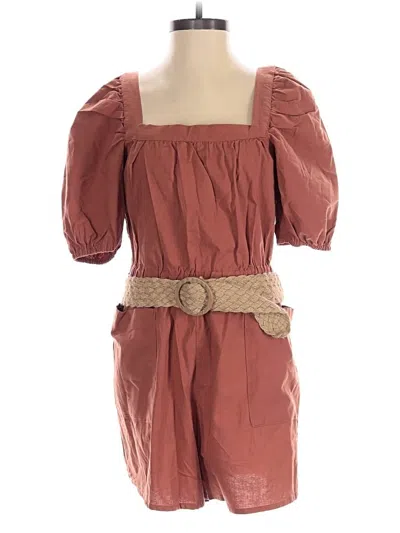 H&m Romper In Brown