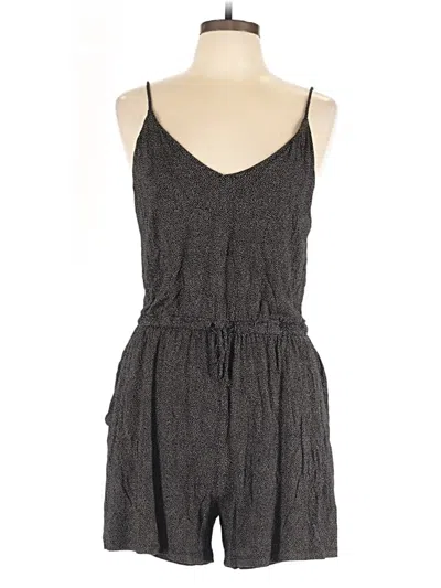 Pre-owned H&m Romper In Gray