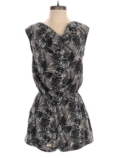 Pre-owned H&m Romper In Gray