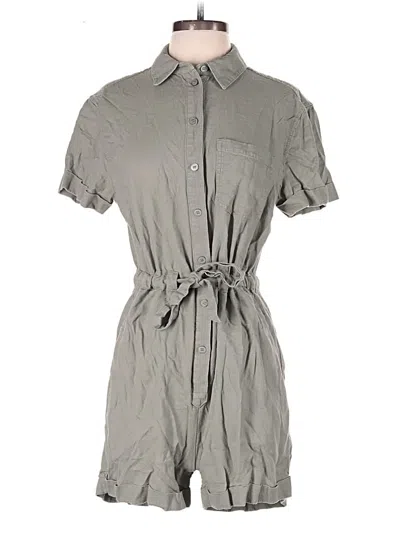 Pre-owned H&m Romper In Gray