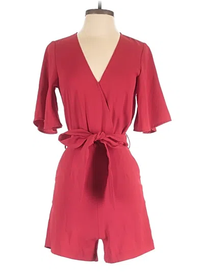 Pre-owned H&m Romper In Red