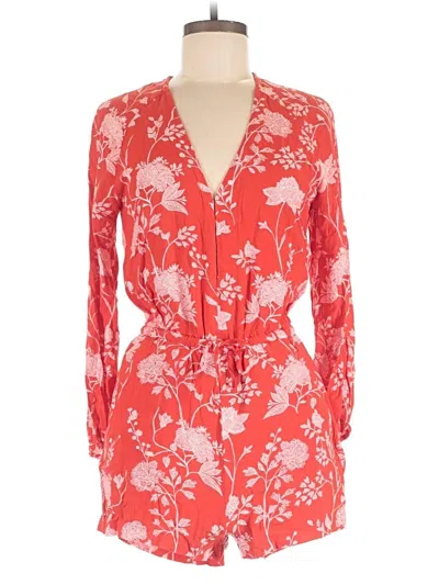 Pre-owned H&m Romper In Red