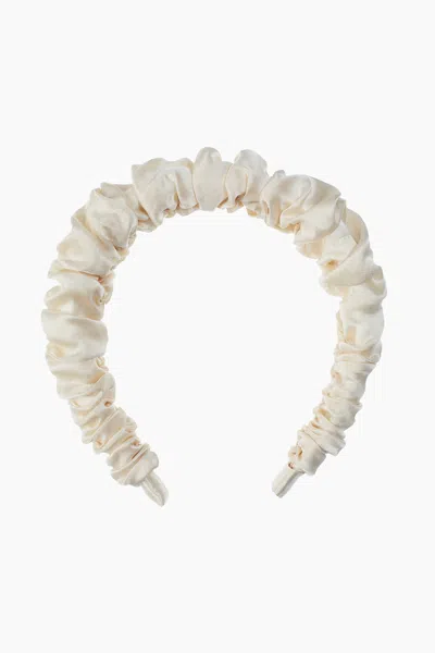 H&m Ruffled Beauty Headband In Cream