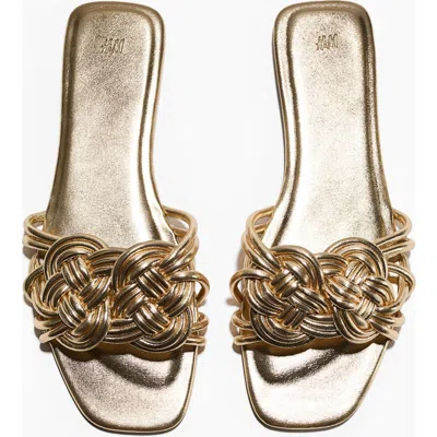 H&m Sandals In Gold