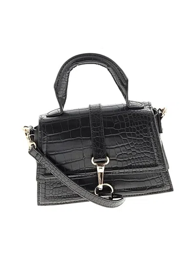 Pre-owned H&m Satchel In Black