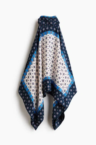 H&m Satin Halterneck Top In Multi
