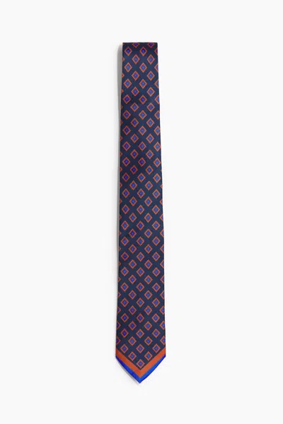 H&m Satin Tie In Multi
