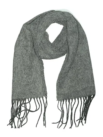 Pre-owned H&m Scarf In Gray