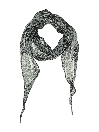 Pre-owned H&m Scarf In Gray