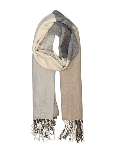 Pre-owned H&m Scarf In Gray