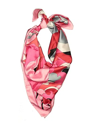 Pre-owned H&m Scarf In Pink