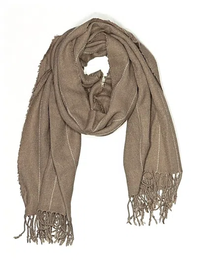 Pre-owned H&m Scarf In Tan