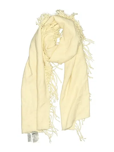Pre-owned H&m Scarf In White
