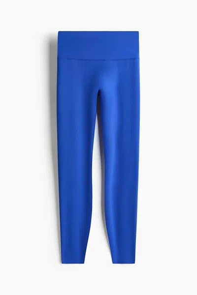H&m Sculptmove High-waist Leggings In Blue