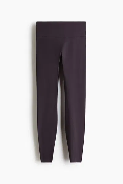 H&m Sculptmove High-waist Leggings In Brown