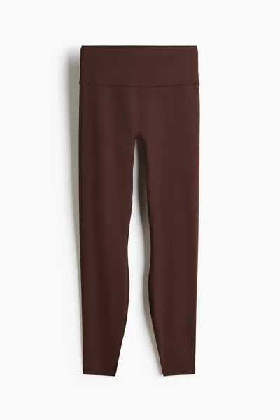 H&m Sculptmove High-waist Leggings In Brown