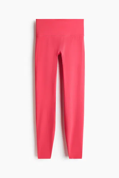 H&m Sculptmove High-waist Leggings In Pink