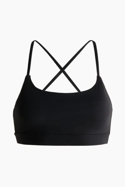 H&m Sculptmove Sports Bra In Black