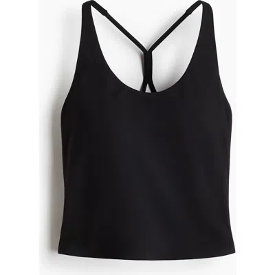 H&m Sculptmove Sports Vest Top In Black