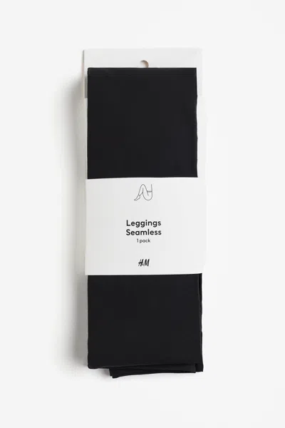 H&m Seamless Leggings In Black