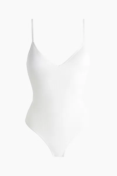 H&m Seamless Padded-cup Thong Bodysuit In Multi