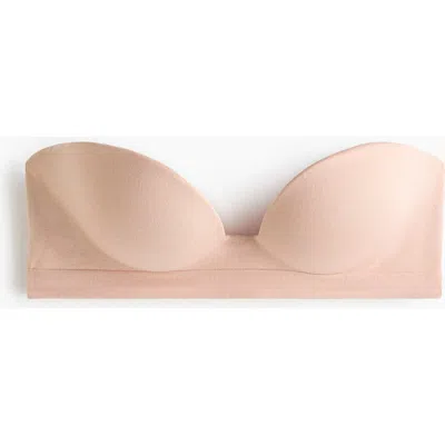 H&m Seamless Push-up Balconette Bra In Pink