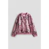H&m Kids'  Sequined Bomber Jacket In Transparent