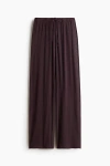 H&m Sheer Drawstring Trousers In Multi