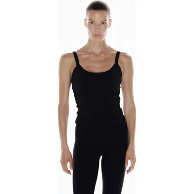 H&m Shelf Bra Sports Tank Top With Softmove In Black