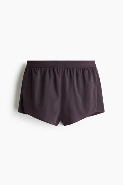 H&m Short Running Shorts With Drymove In Blue