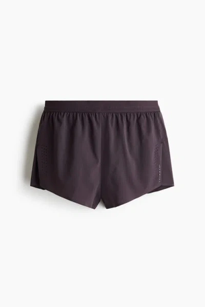 H&m Short Running Shorts With Drymove In Purple