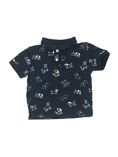 Pre-owned H&m Babies' Short Sleeve Button Down Shirt In Black