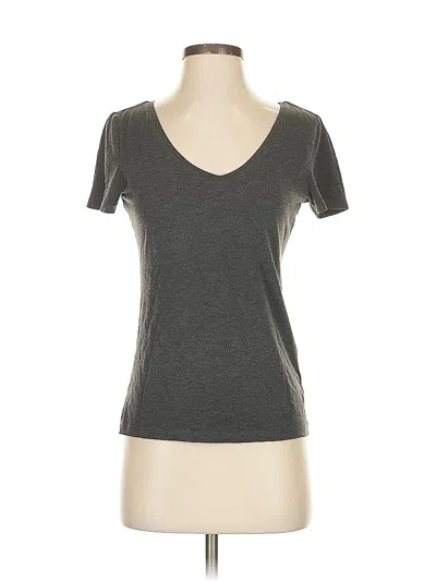 Pre-owned H&m Short Sleeve T-shirt In Black