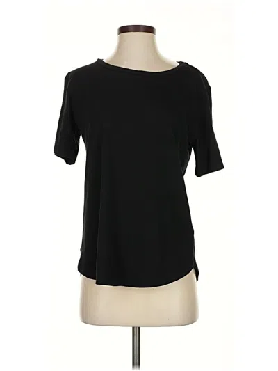 Pre-owned H&m Short Sleeve T-shirt In Black