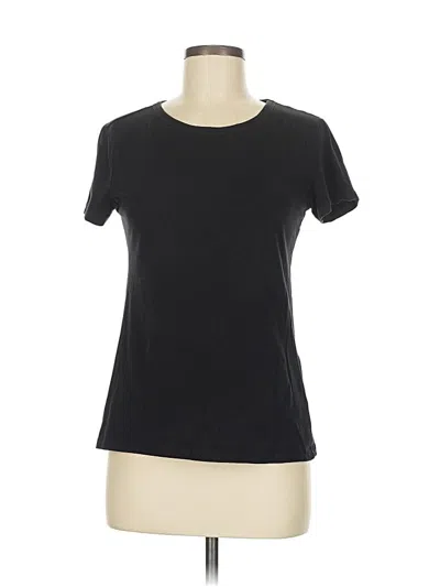 Pre-owned H&m Short Sleeve T-shirt In Black