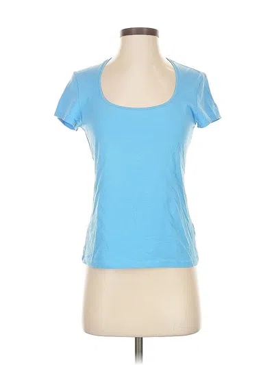 Pre-owned H&m Short Sleeve T-shirt In Blue