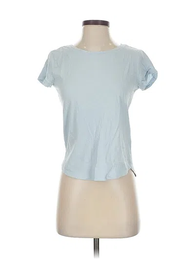 Pre-owned H&m Short Sleeve T-shirt In Blue