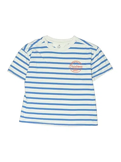 Pre-owned H&m Kids' Short Sleeve T-shirt In Blue