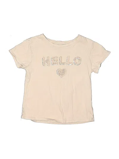 Pre-owned H&m Kids' Short Sleeve T-shirt In Brown