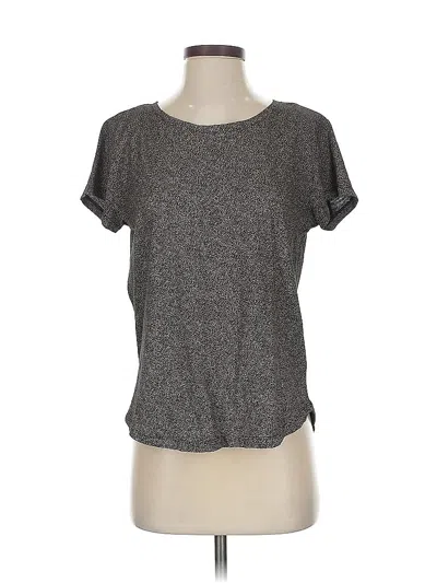 Pre-owned H&m Short Sleeve T-shirt In Gray