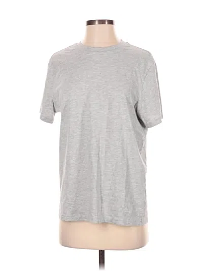 Pre-owned H&m Short Sleeve T-shirt In Gray