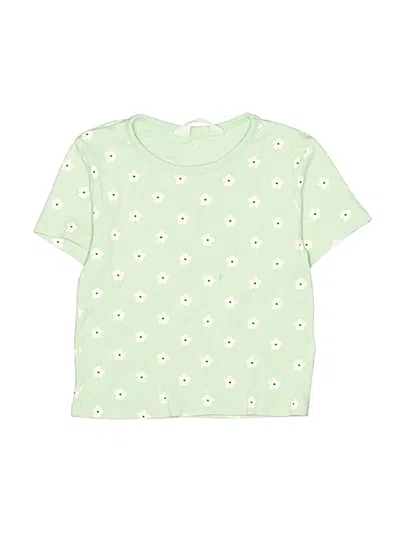 Pre-owned H&m Kids' Short Sleeve T-shirt In Green