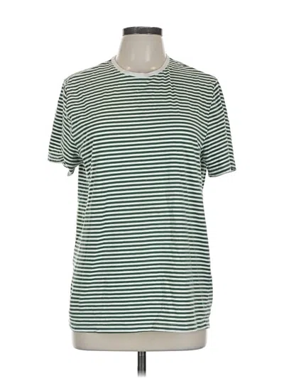 Pre-owned H&m Short Sleeve T-shirt In Green