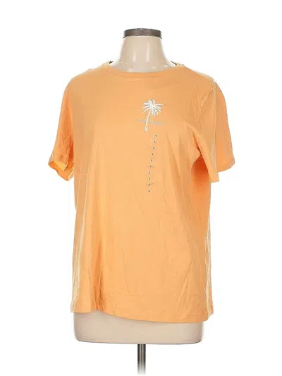 Pre-owned H&m Short Sleeve T-shirt In Orange