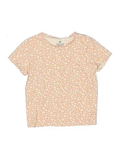 Pre-owned H&m Kids' Short Sleeve T-shirt In Orange