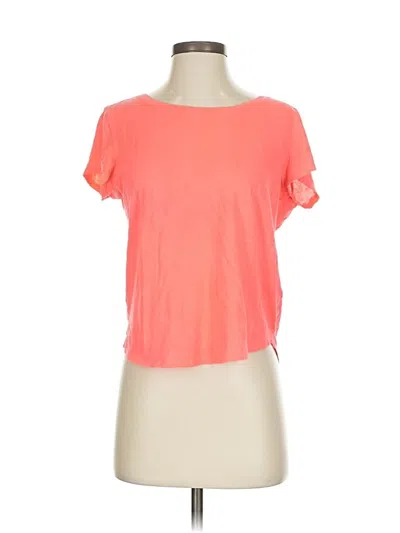Pre-owned H&m Short Sleeve T-shirt In Orange