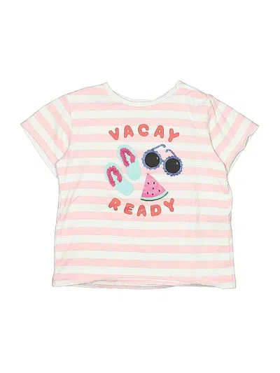 Pre-owned H&m Kids' Short Sleeve T-shirt In Pink